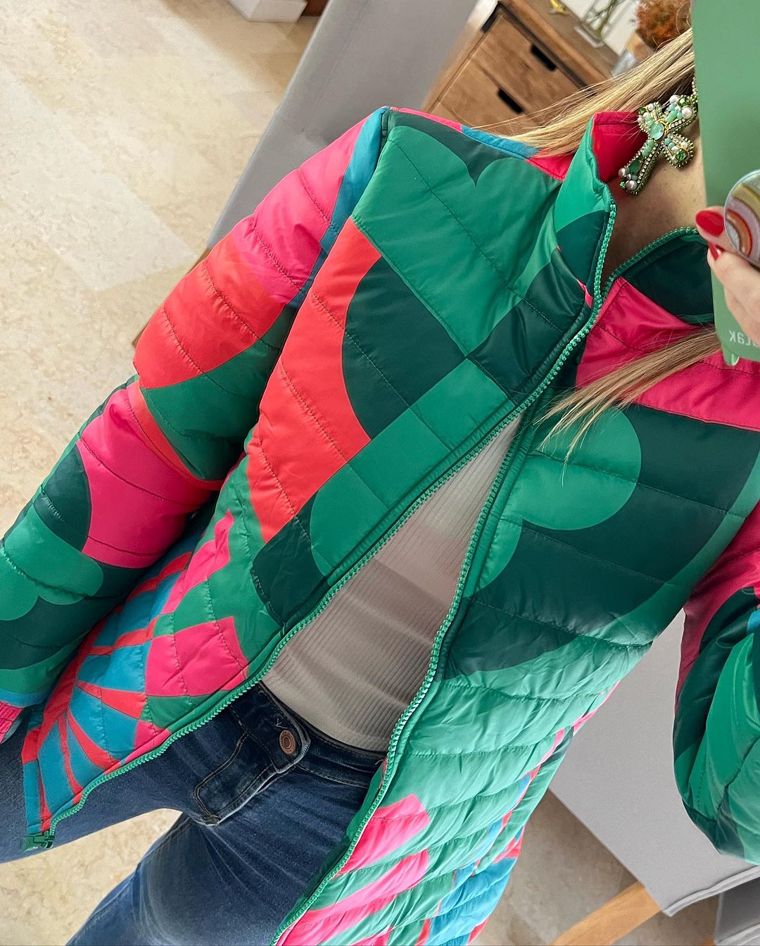 Chaqueta Romance Tropical